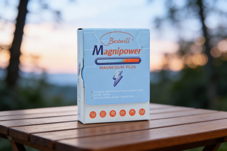 بسته بندی قرص مگنی پاور برای افزایش انرژی و کاهش خستگی